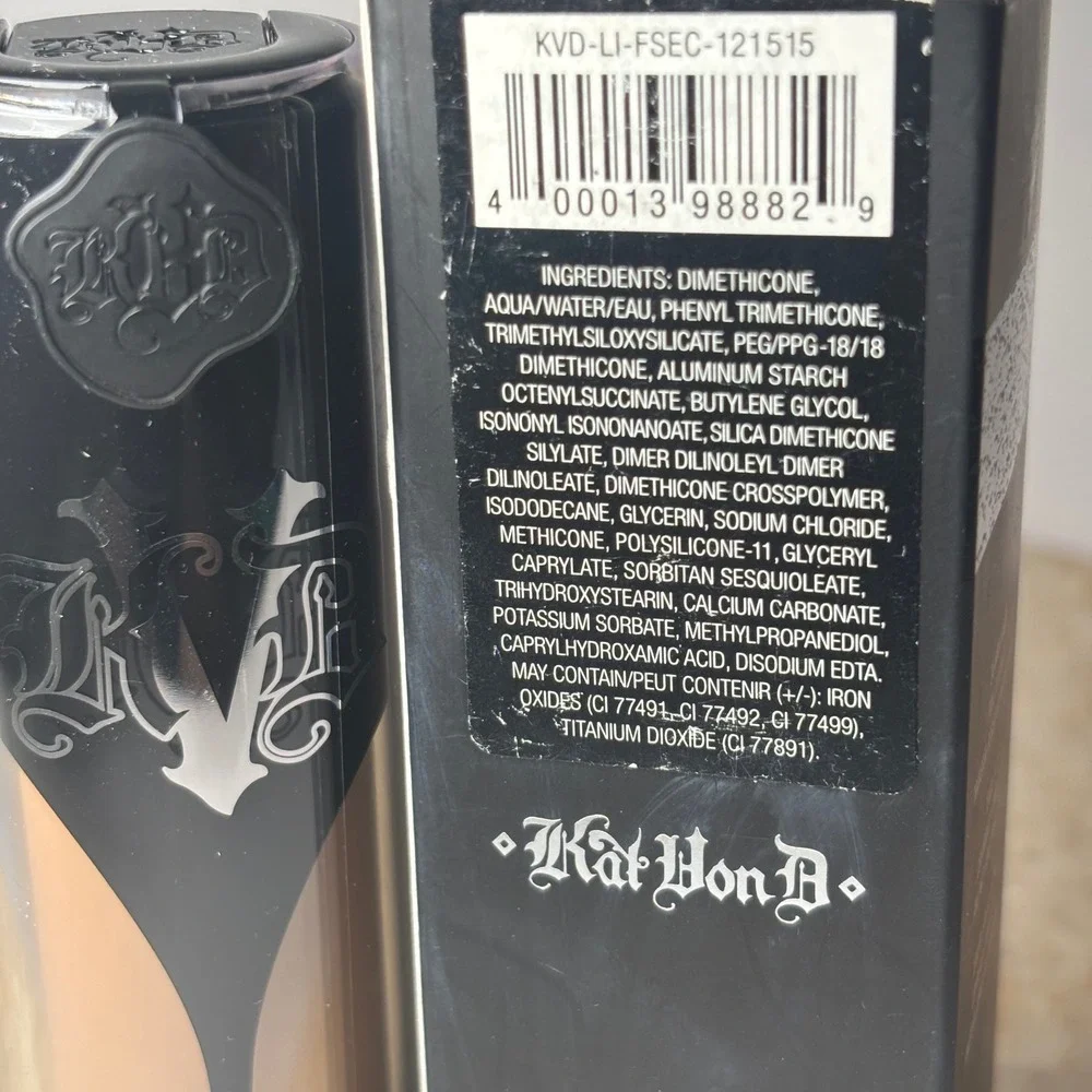 Kat Von D Lock-It Foundation 1oz Medium 54 Neutral Full Coverage Matte Liquid